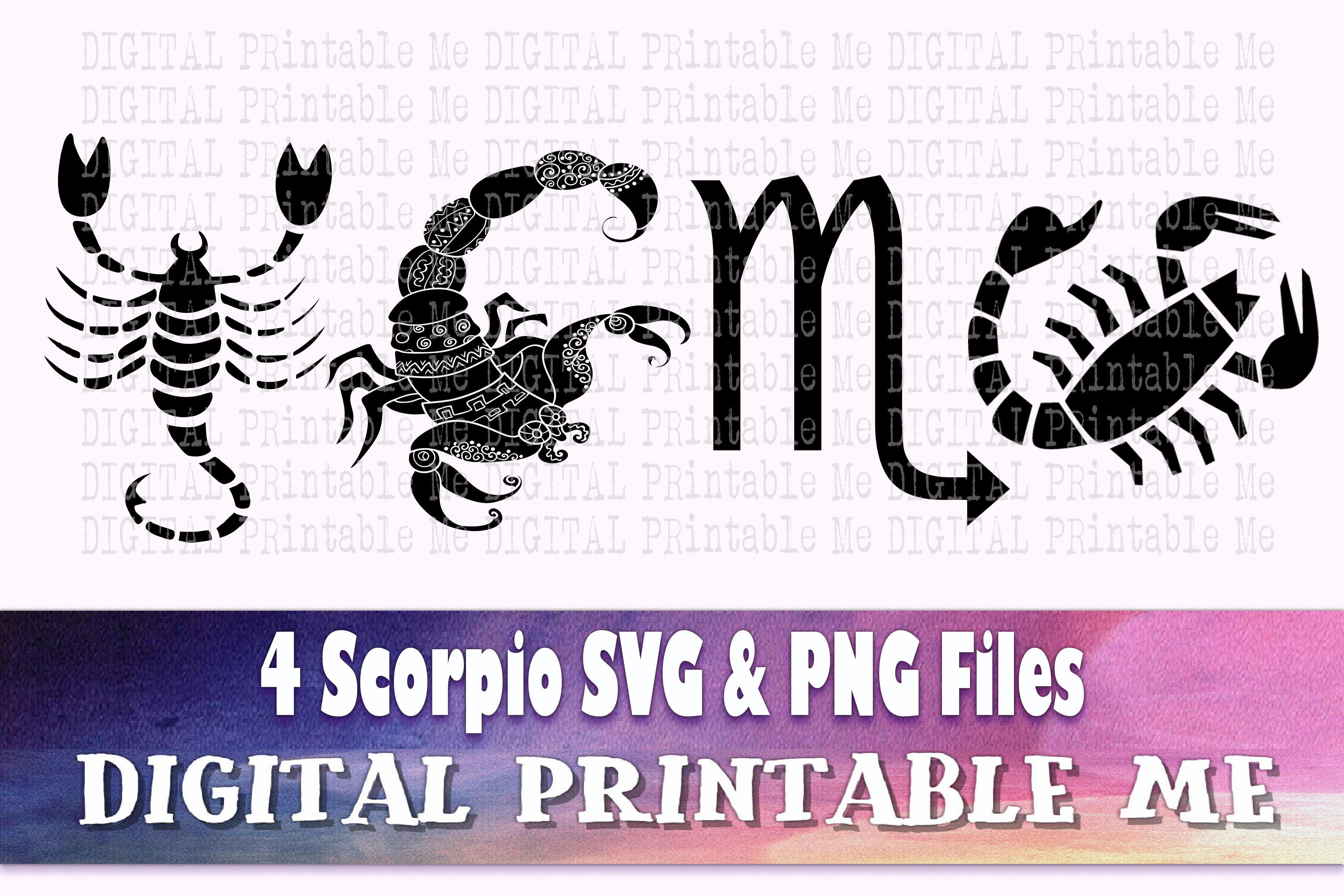 Astrology Clipart-astrology sign scorpio silhouette clipart 6227