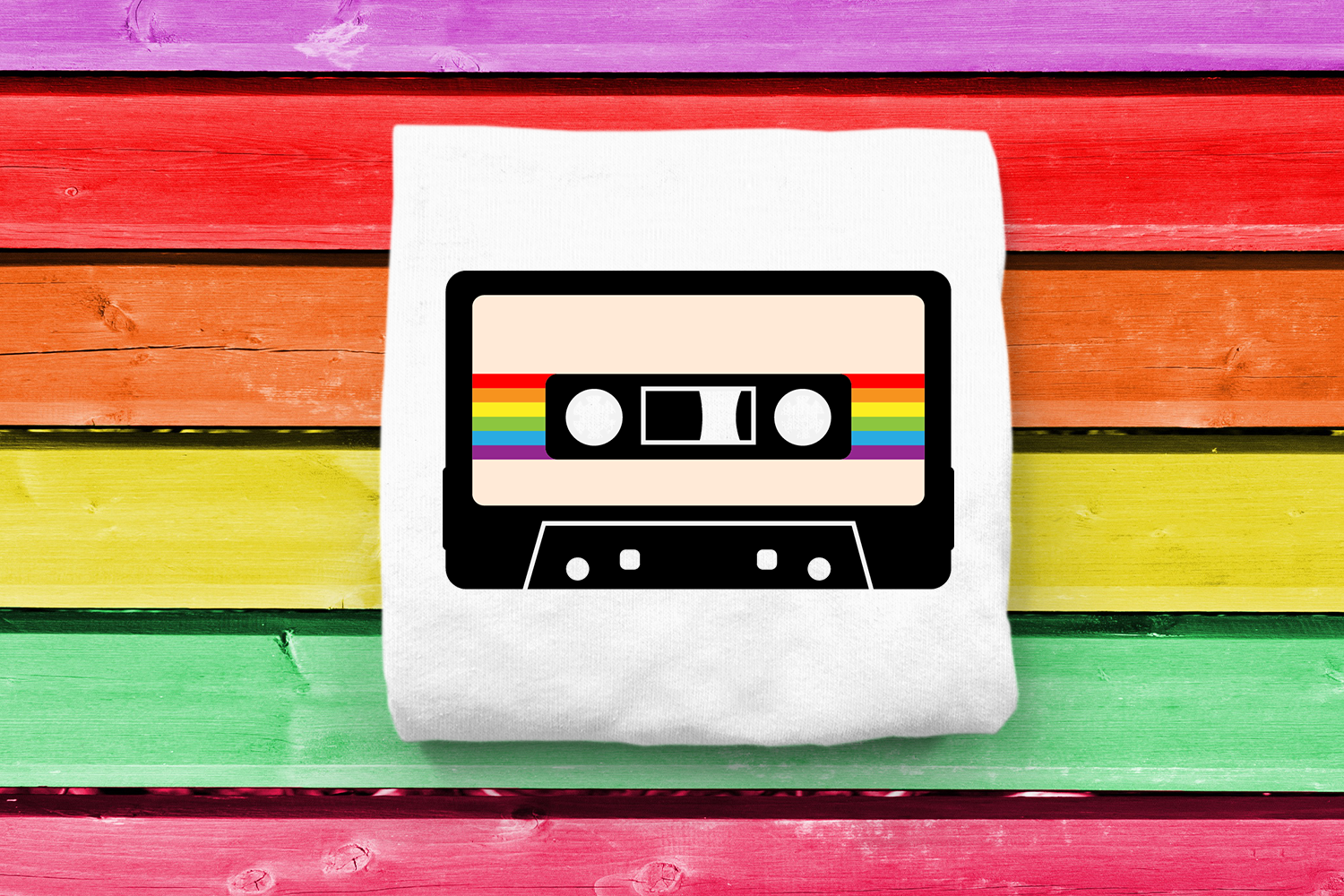 Download 80s Rainbow Cassette Tape Svg Png Dxf Eps By Designed By Geeks Thehungryjpeg Com