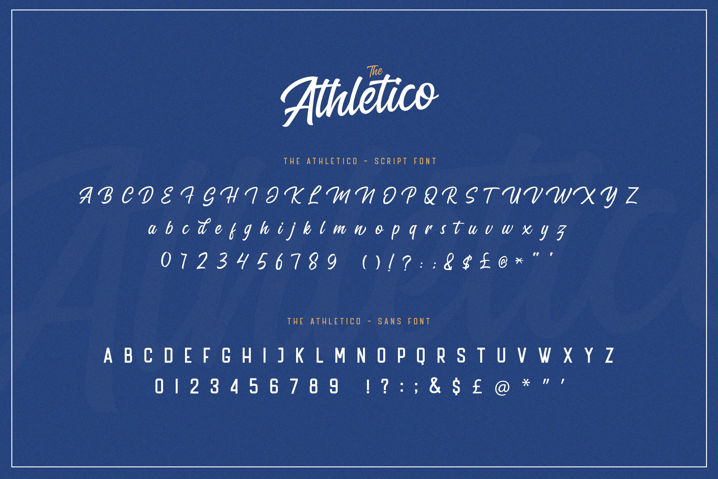 sports script font