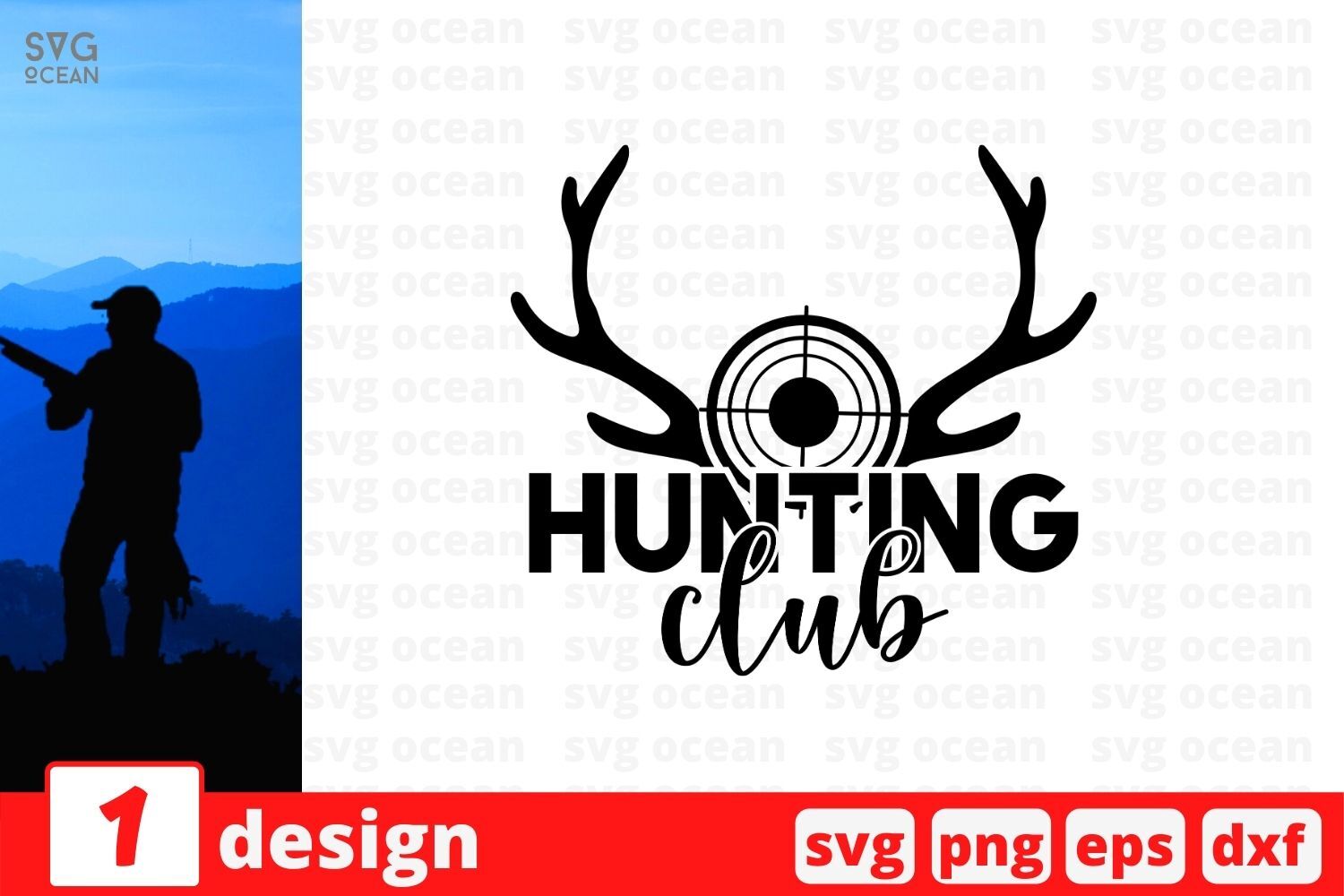 Download Hunting Club Svg Cut File By Svgocean Thehungryjpeg Com