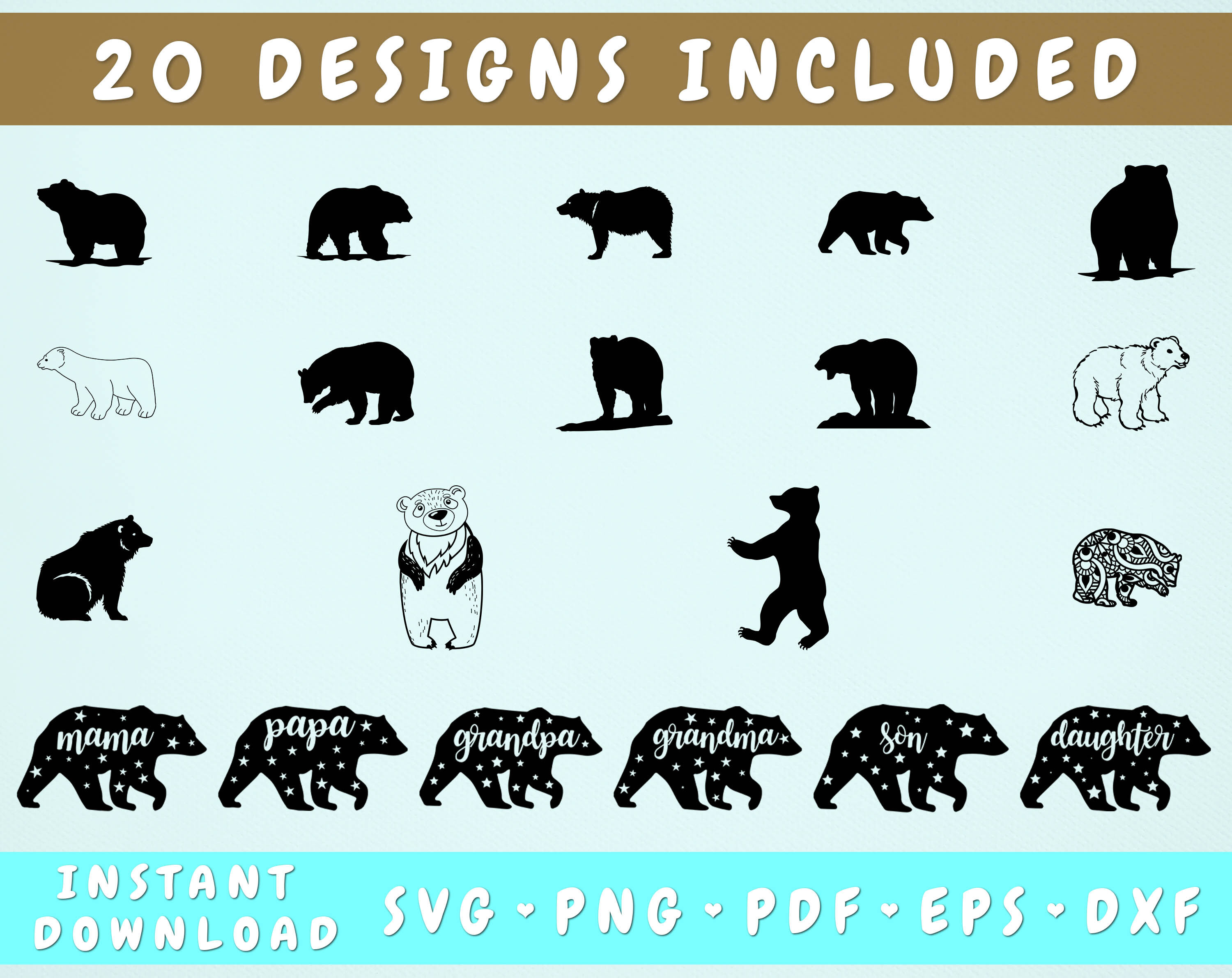Bear Svg Stock Illustrations – 227 Bear Svg Stock Illustrations