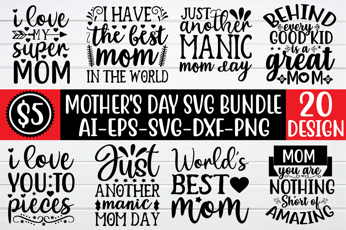 Mother S Day Svg Bundle Vol 3 By Bdb Graphics Thehungryjpeg