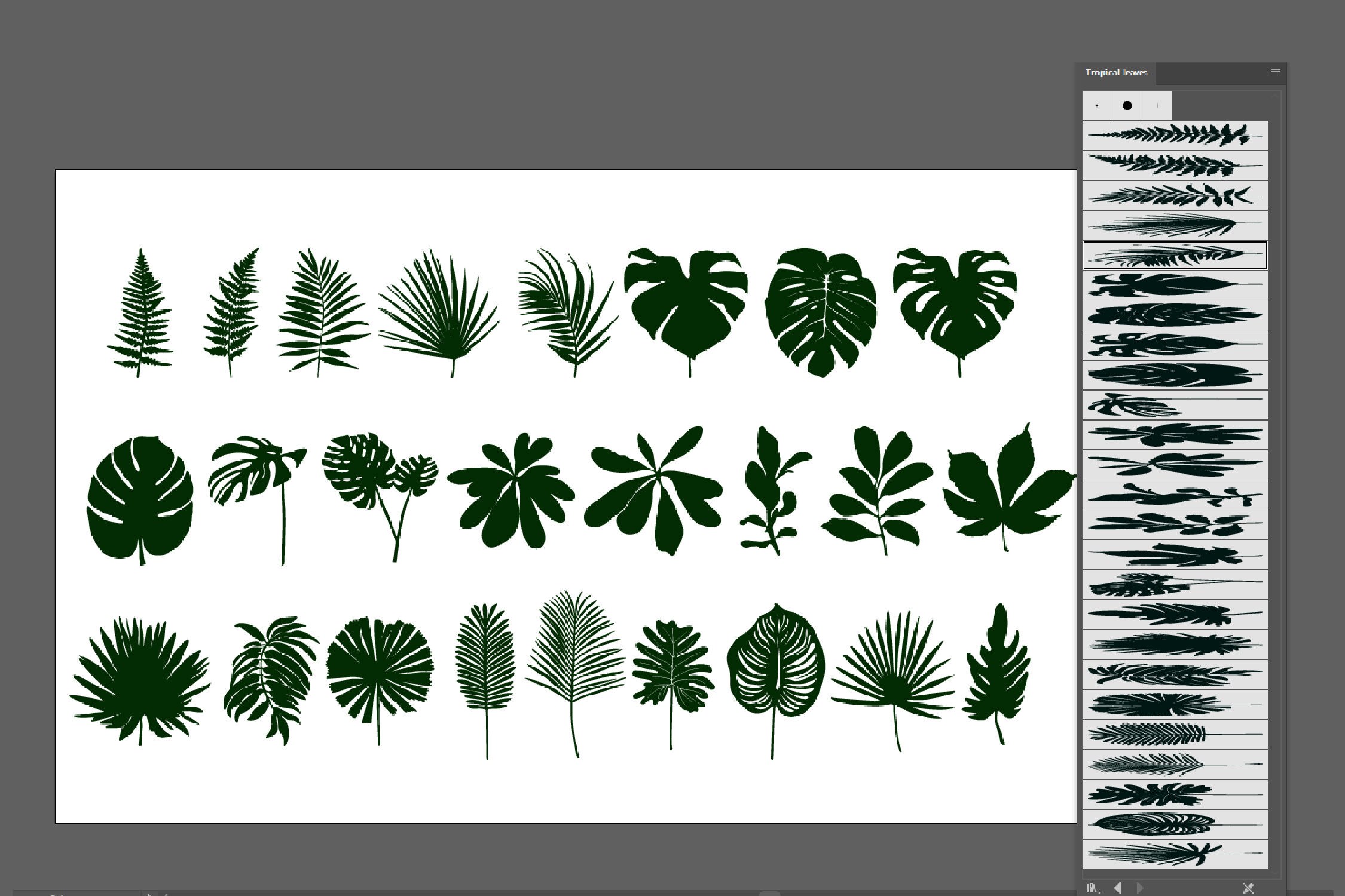 illustrator leaves brushes free download