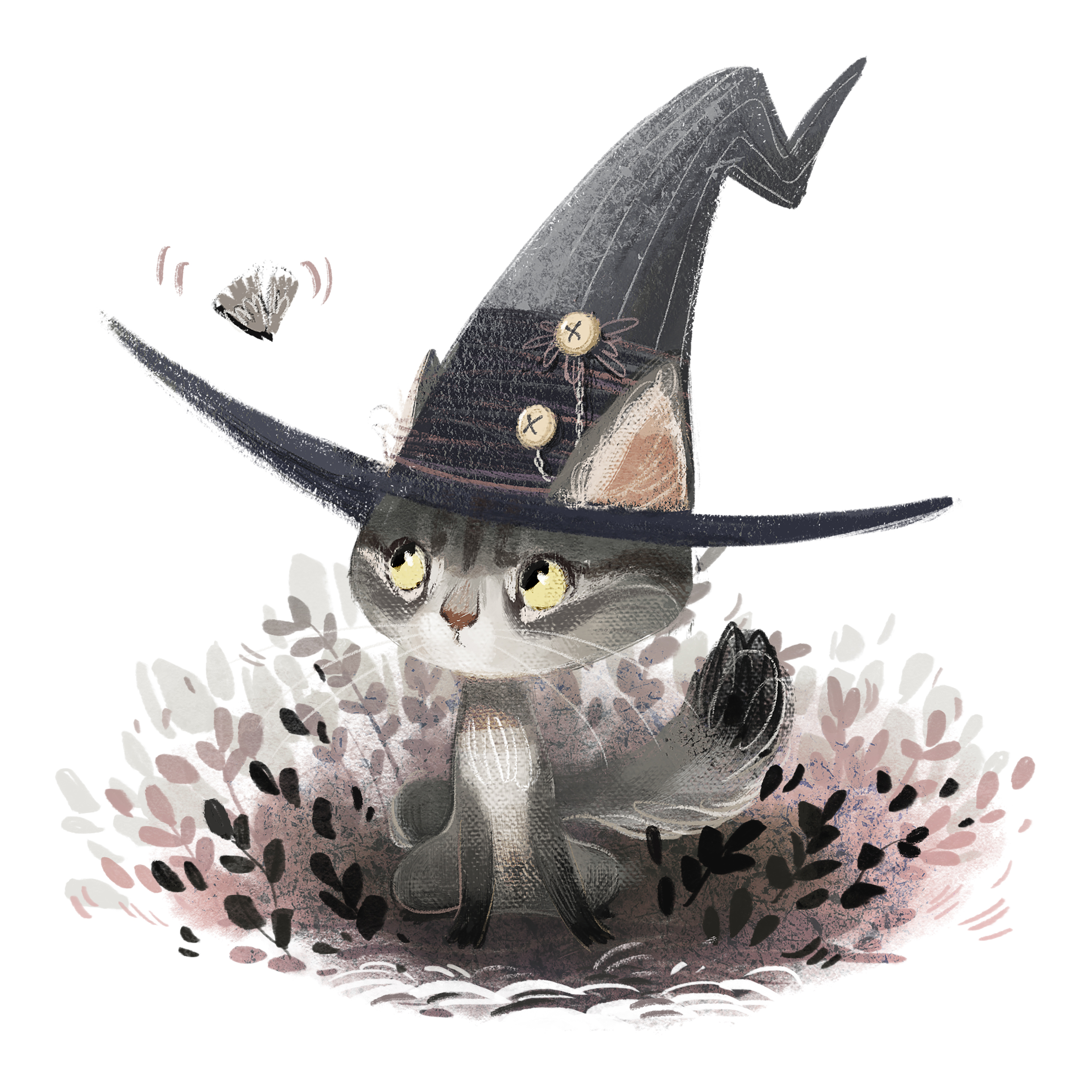 cute witch hat clipart