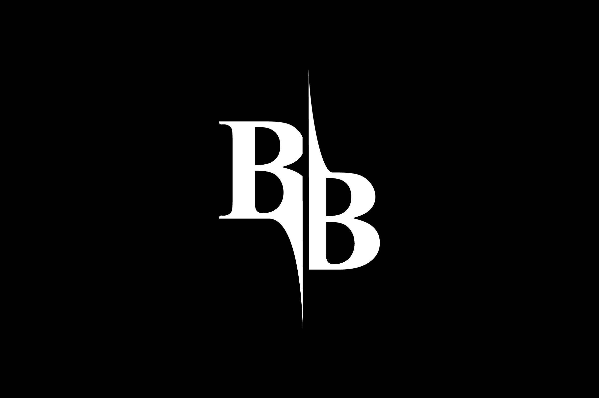BB Monogram Logo V5 By Vectorseller
