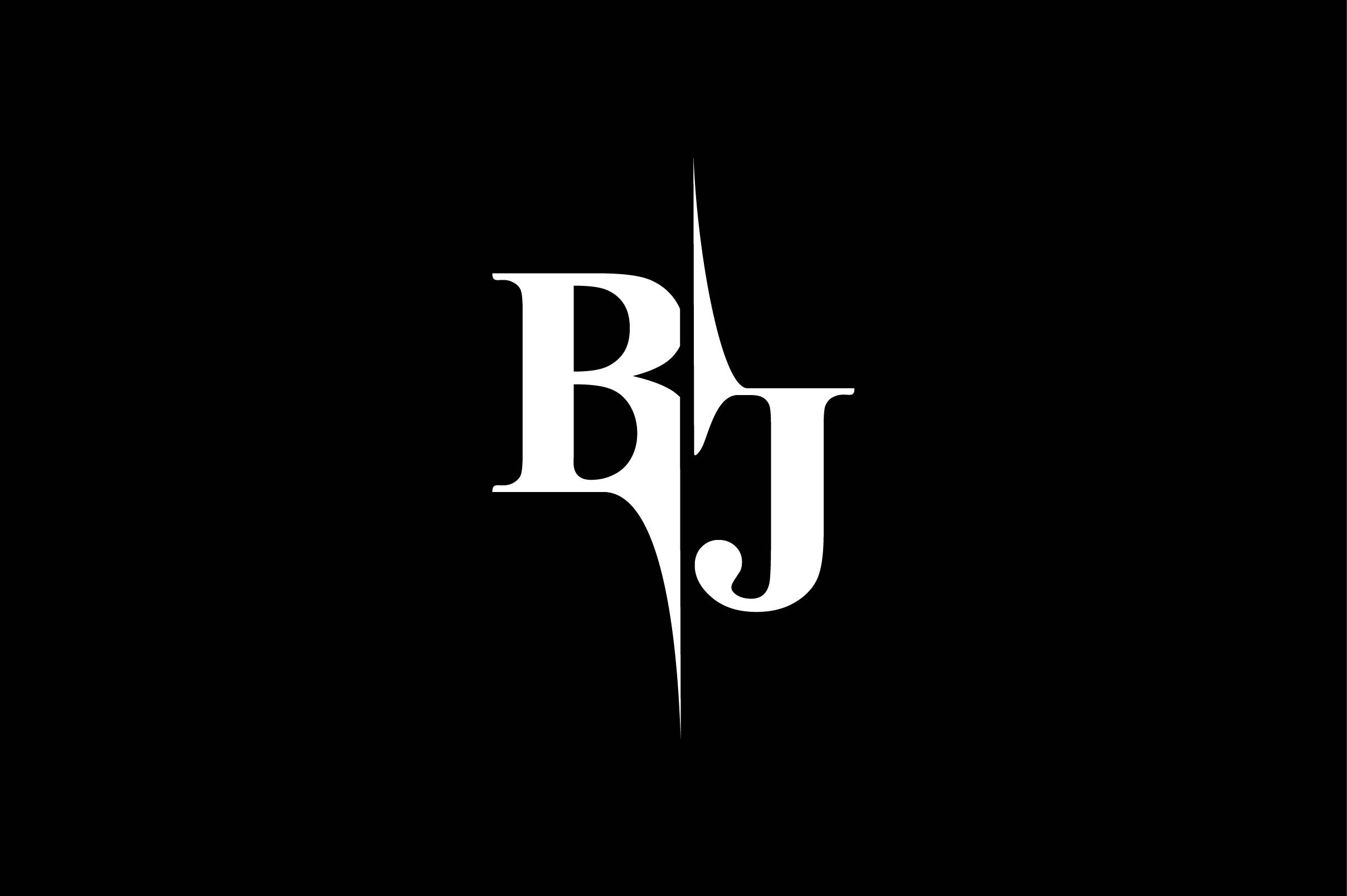 BJ Monogram Logo V5 By Vectorseller | TheHungryJPEG