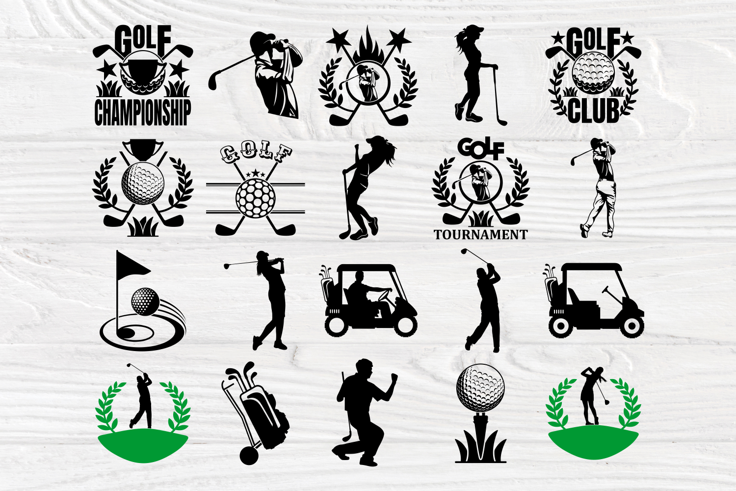 Golf SVG Bundle, Sports Svg, Logo Design Cut Files By TonisArtStudio