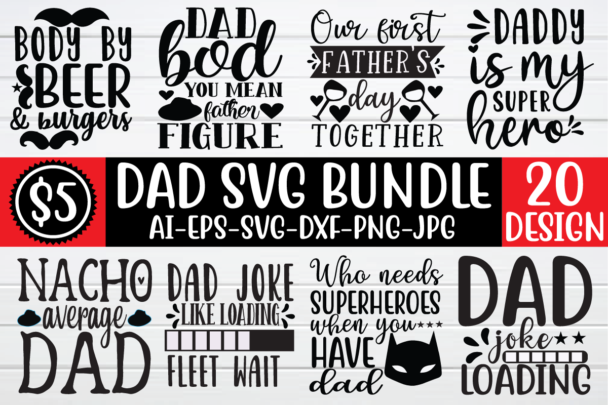Dad Svg Bundle Vol 4 By Bdb Graphics Thehungryjpeg