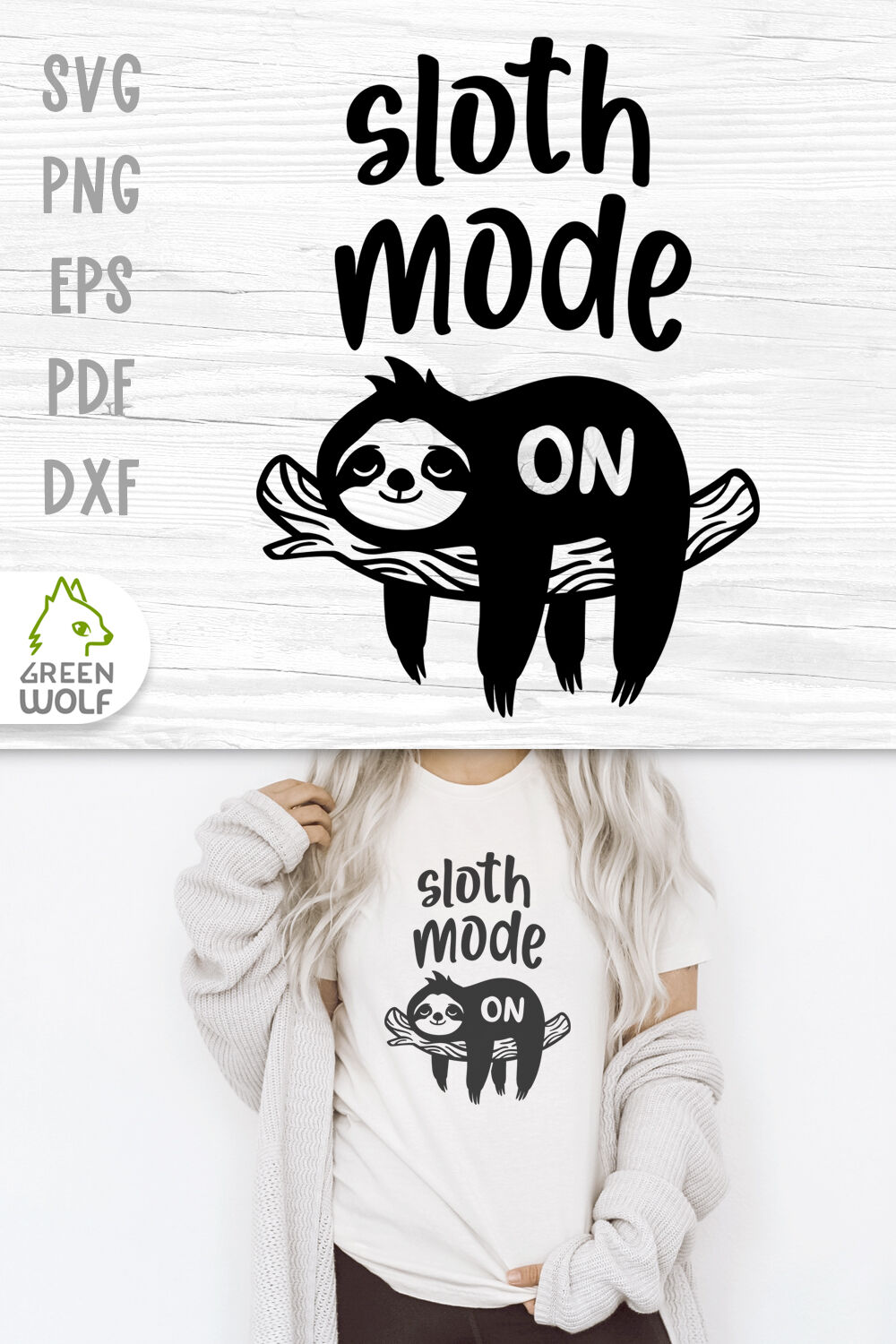 Funny quotes svg Sleeping sloth svg files Funny t shirt svg designs By  Green Wolf Art | TheHungryJPEG