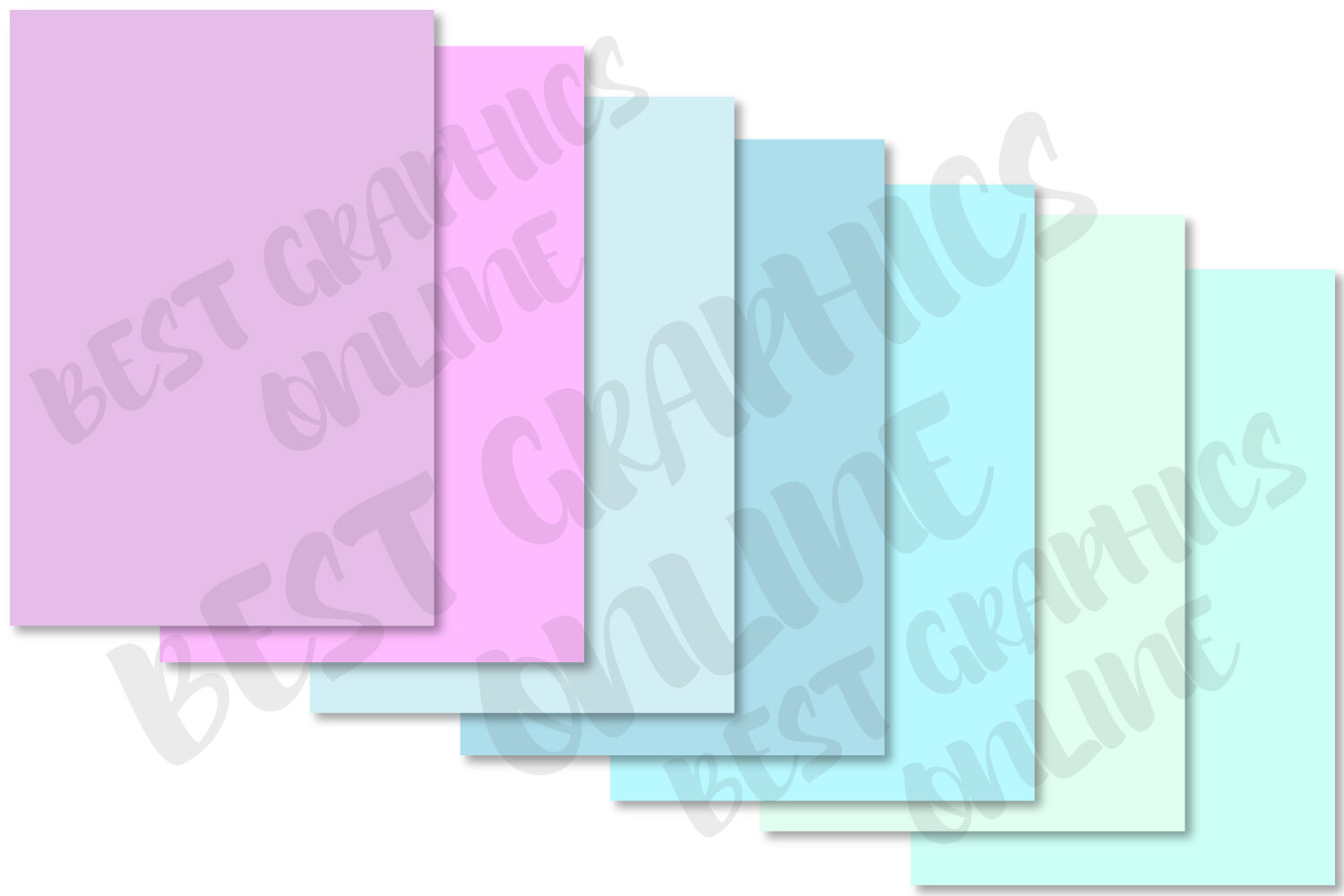 Pastel Baby Colors Digital Papers, Light Soft Colors Paper By Best Graphics  Online