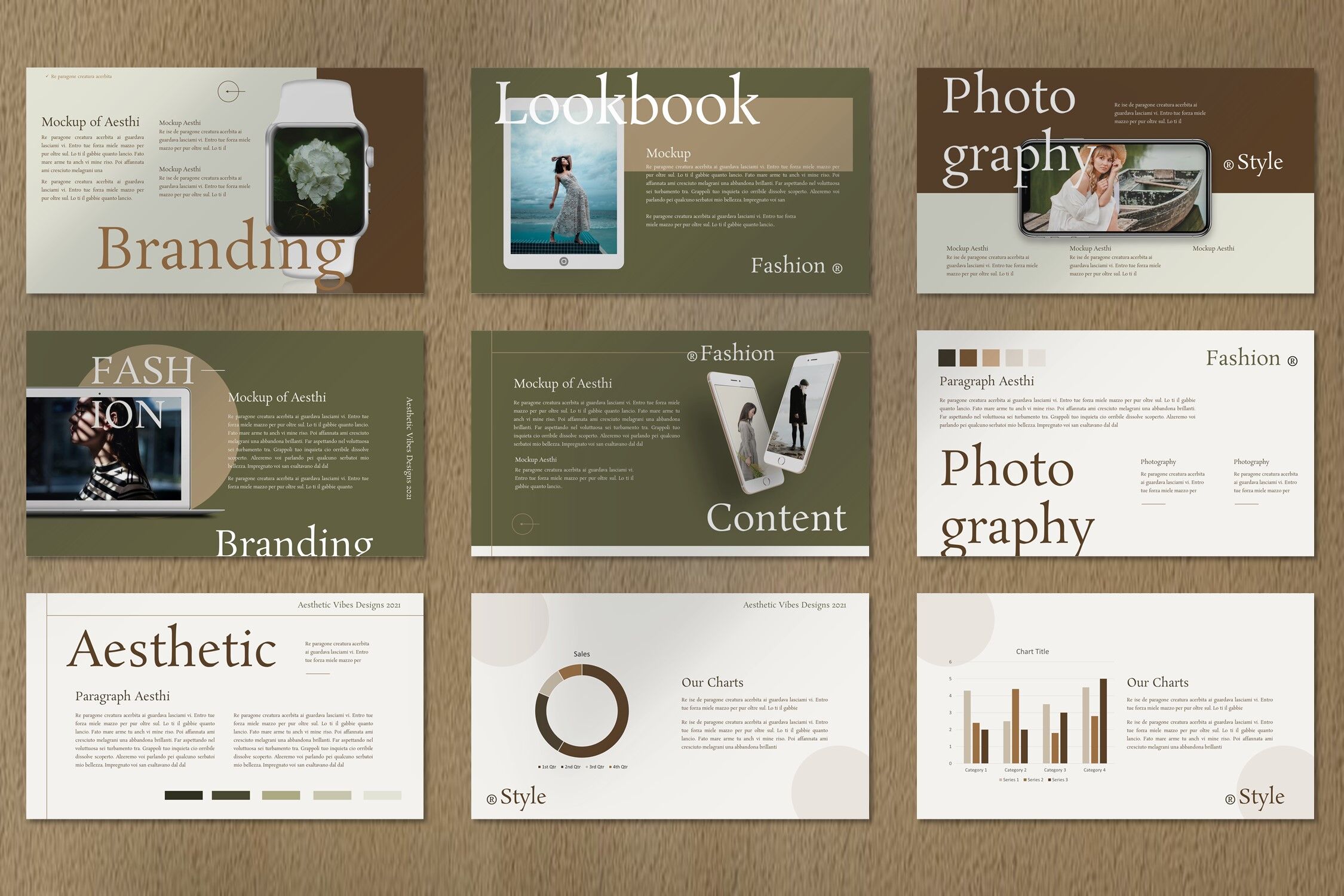 Powerpoint Template Aesthetic
