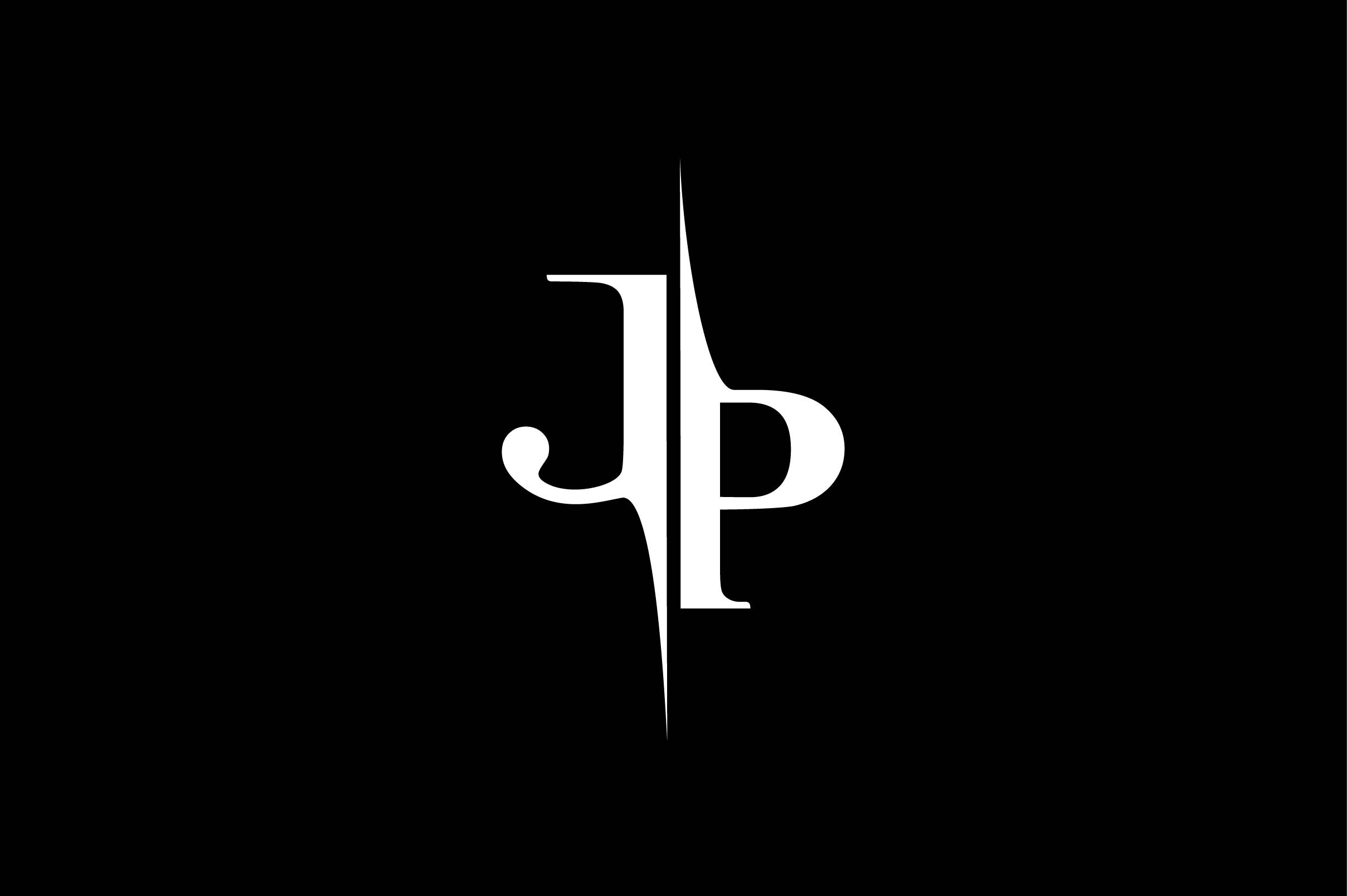 JP Monogram Logo V5 By Vectorseller | TheHungryJPEG