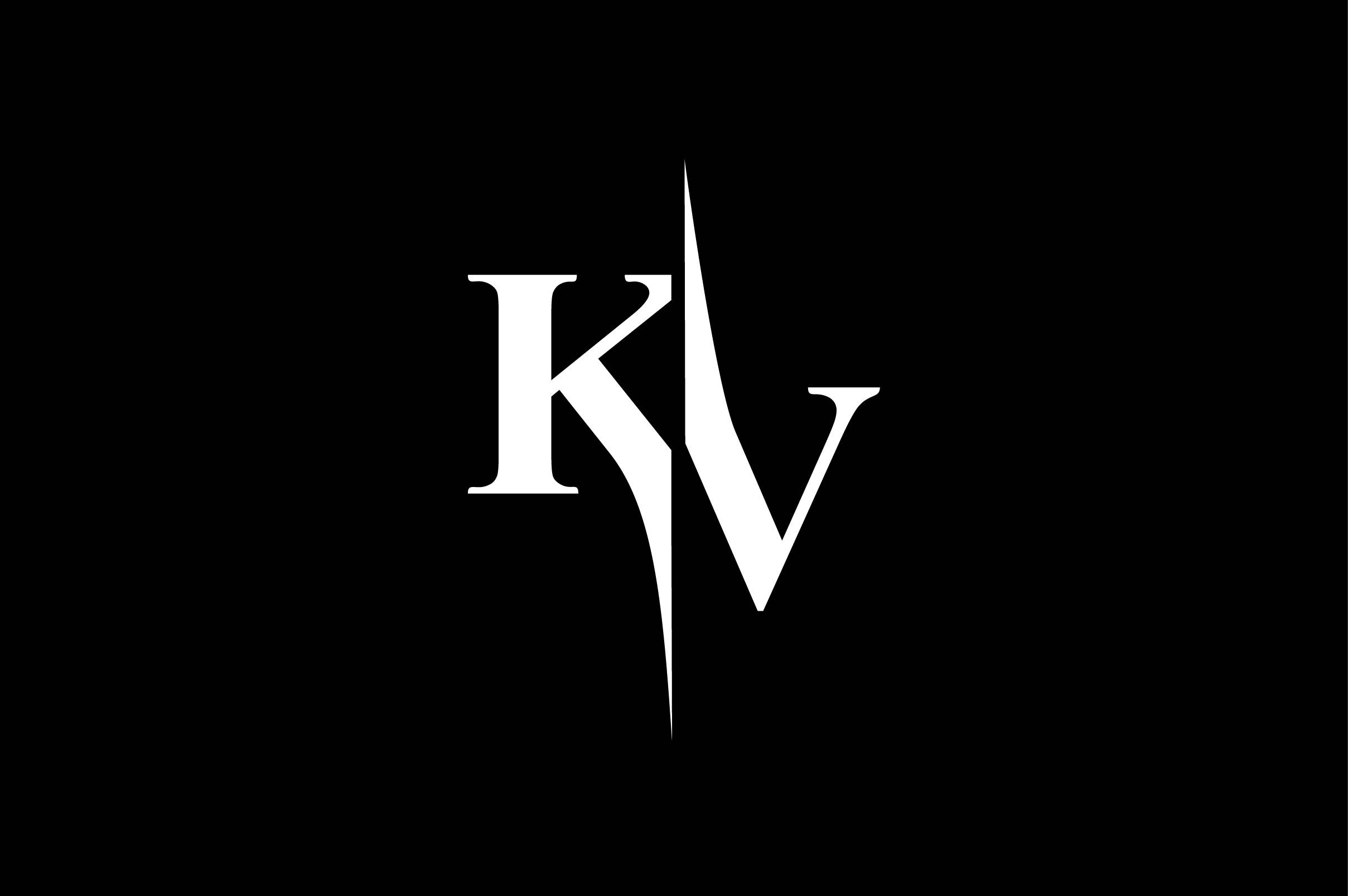 KV letter logo design on black background. KV creative initials letter logo  concept. kv letter design. KV white letter design on black background. K V, k  v logo 12002280 Vector Art at Vecteezy