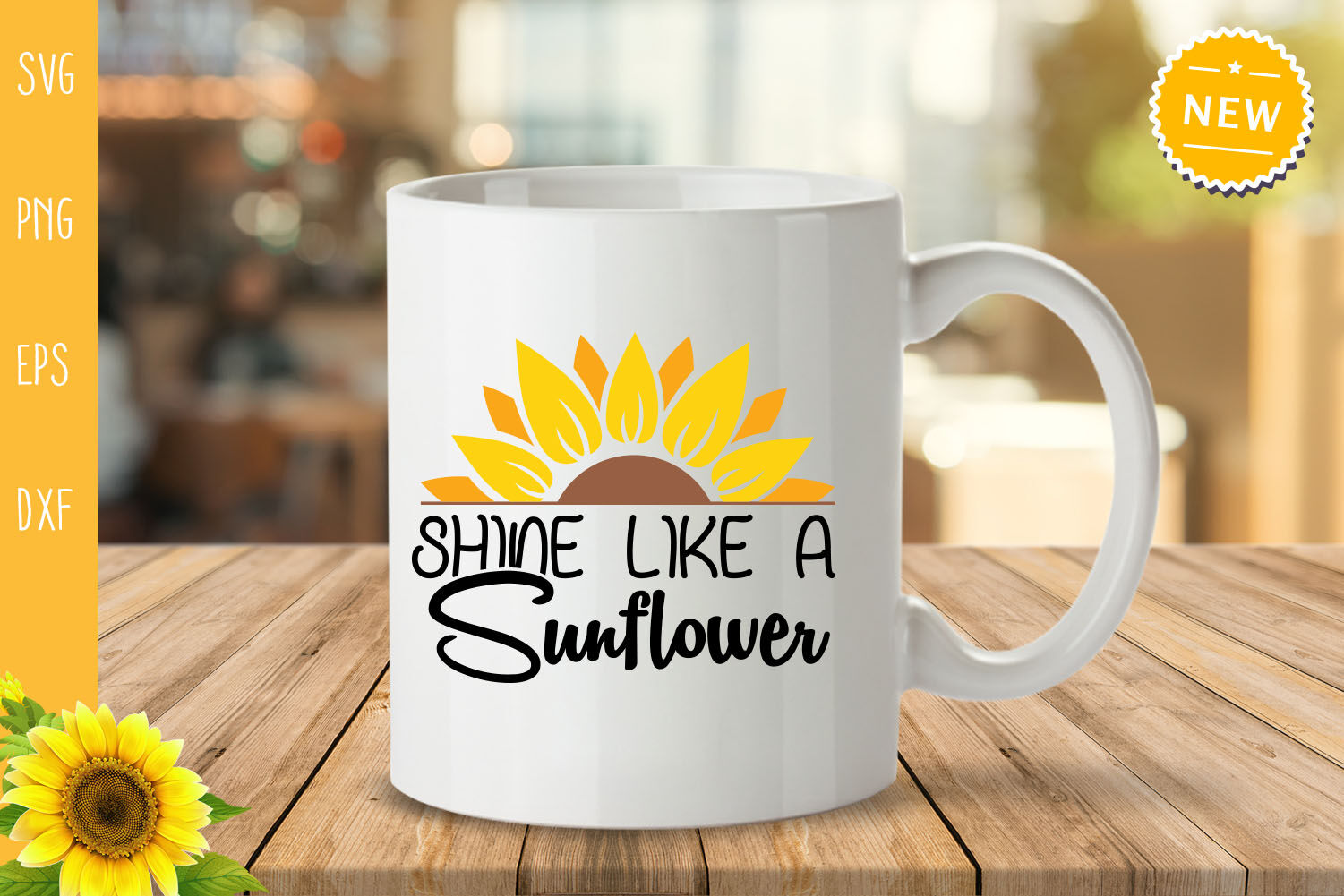 Shine Like A Sunflower Svg, Sunflower Quote Svg By All About Svg ...