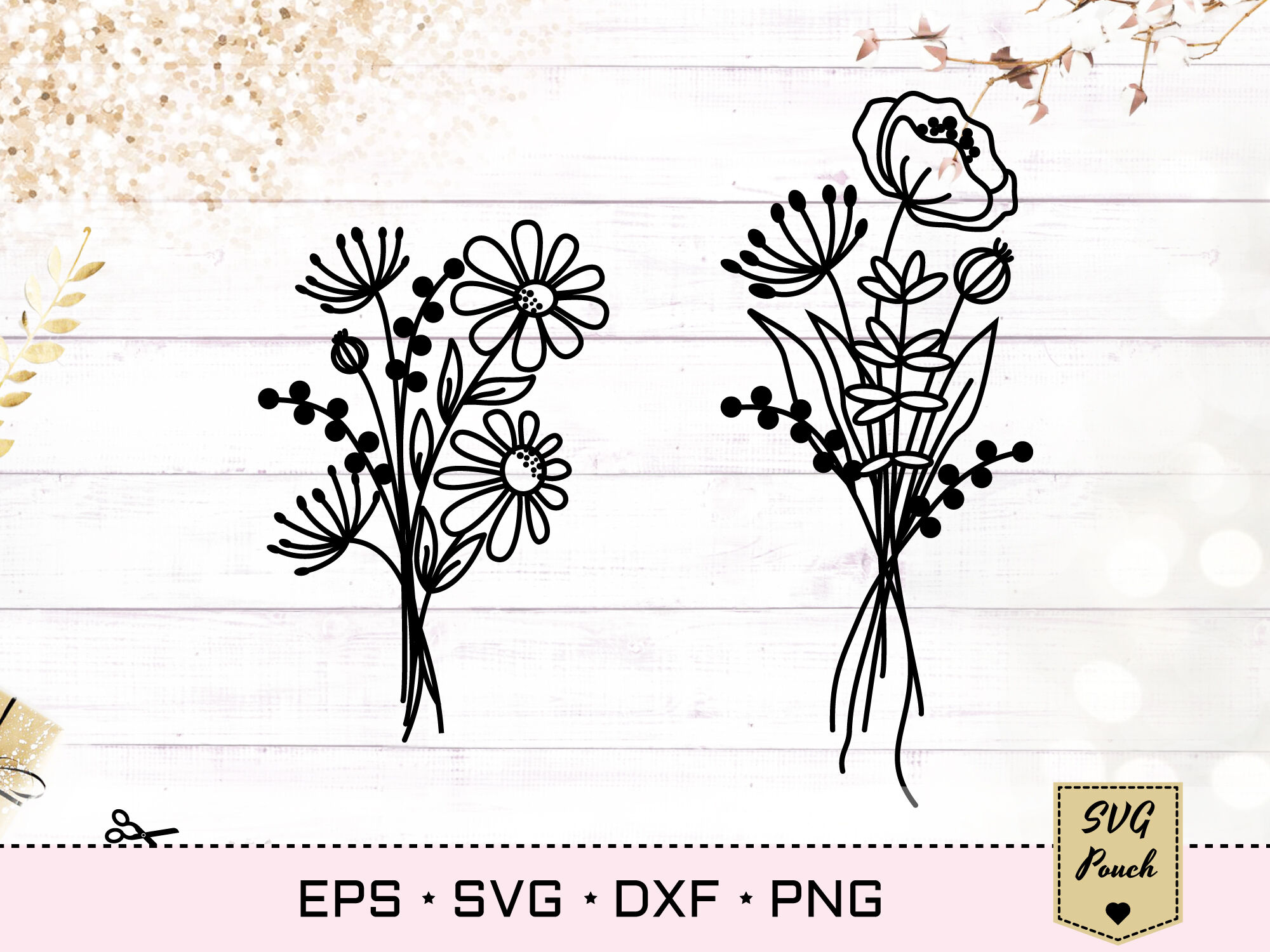 Free Free 59 Wild Flower Bouquet Svg SVG PNG EPS DXF File