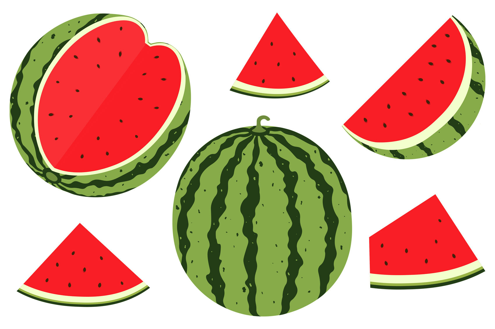 Watermelon Vector Watermelon Clipart Watermelon Svg By Irinashishkova Thehungryjpeg Com