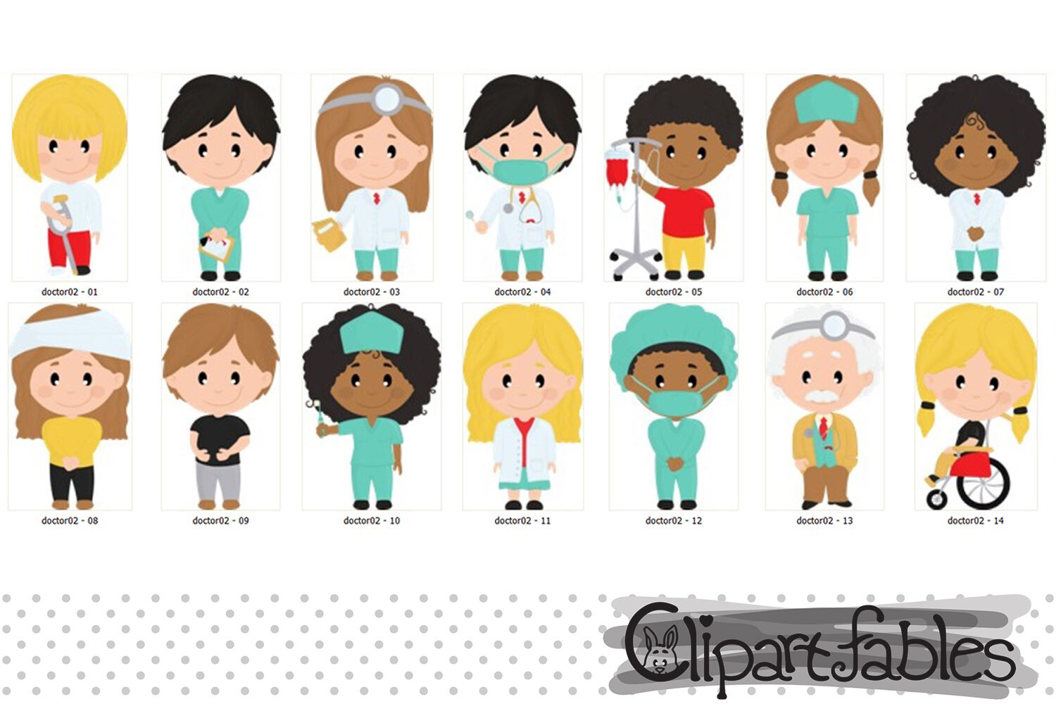 doctors and nurses clip art