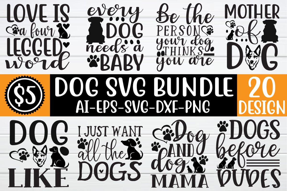 Download Dog Svg Bundle Vol 2 By Bdb Graphics Thehungryjpeg Com