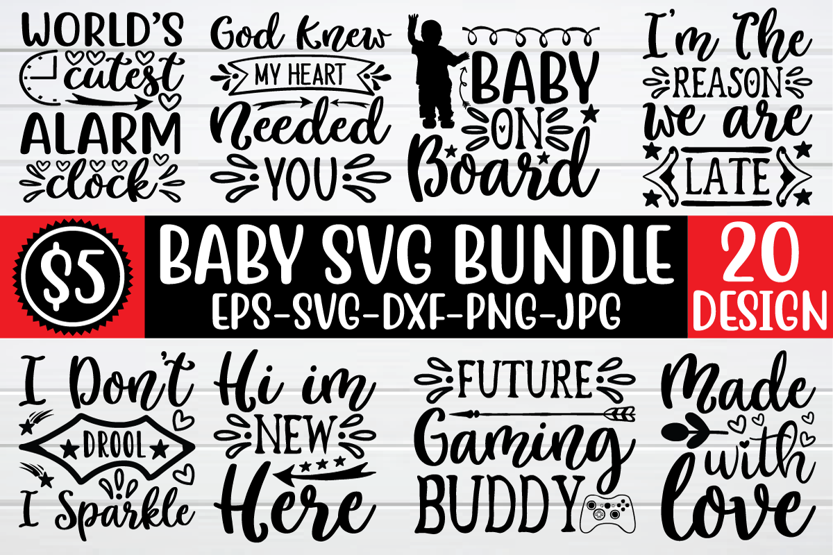 baby svg bundle vol - 5 By BDB graphics | TheHungryJPEG