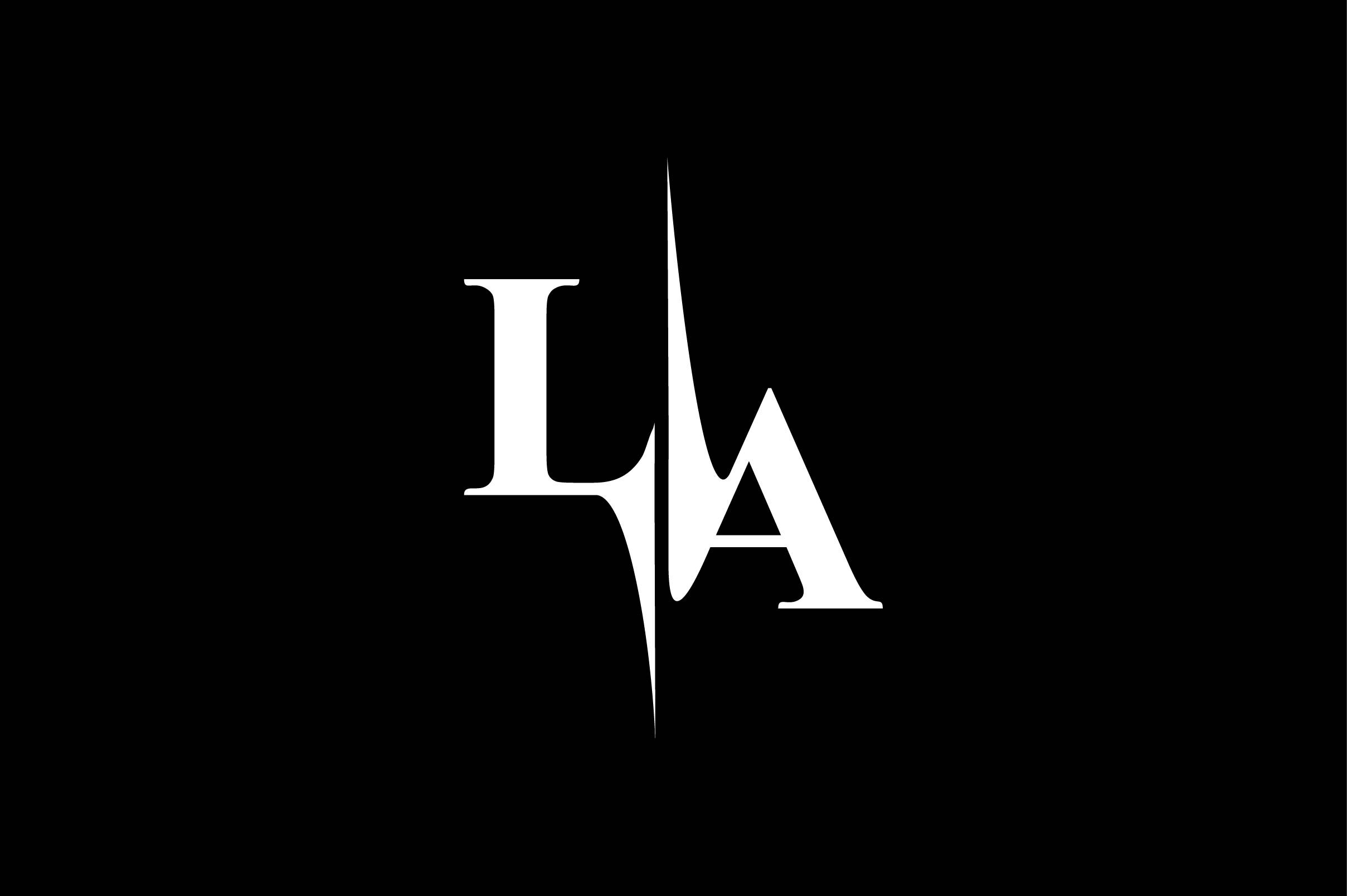 LY Monogram Logo V5 By Vectorseller
