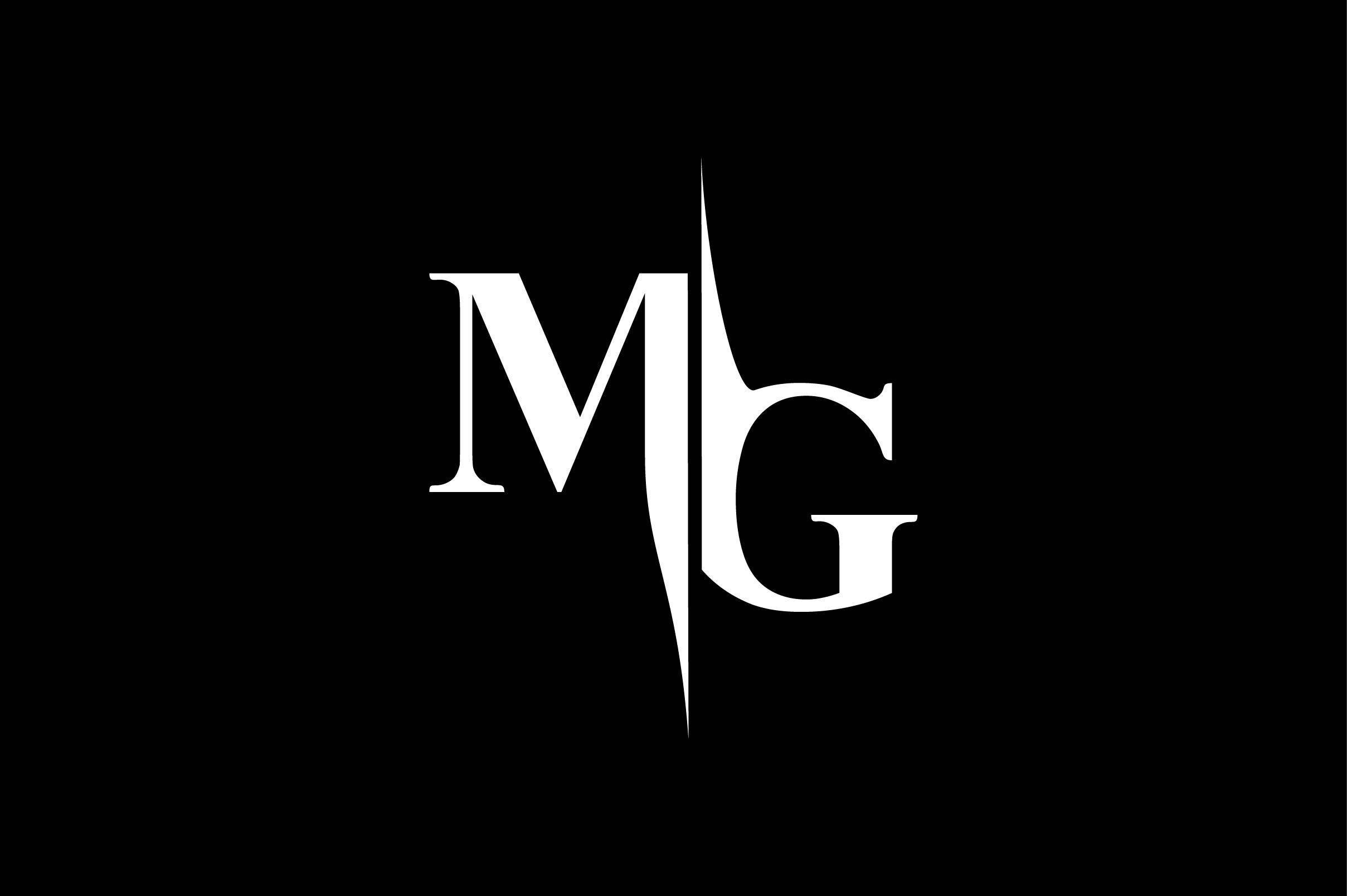 MG Monogram Logo V5 By Vectorseller