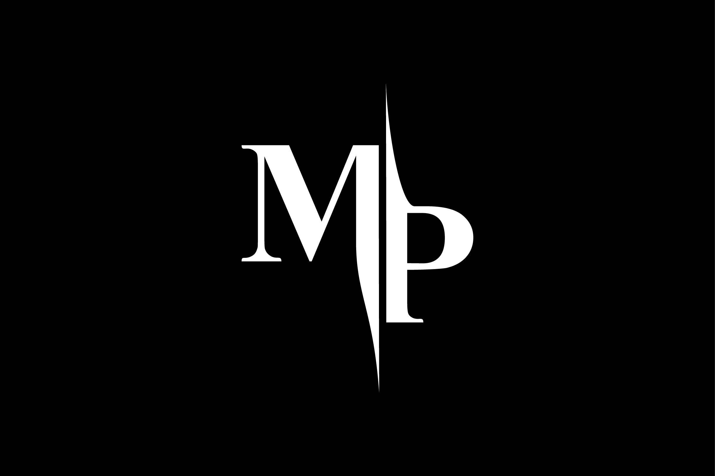 Monogram MP Logo Design By Vectorseller
