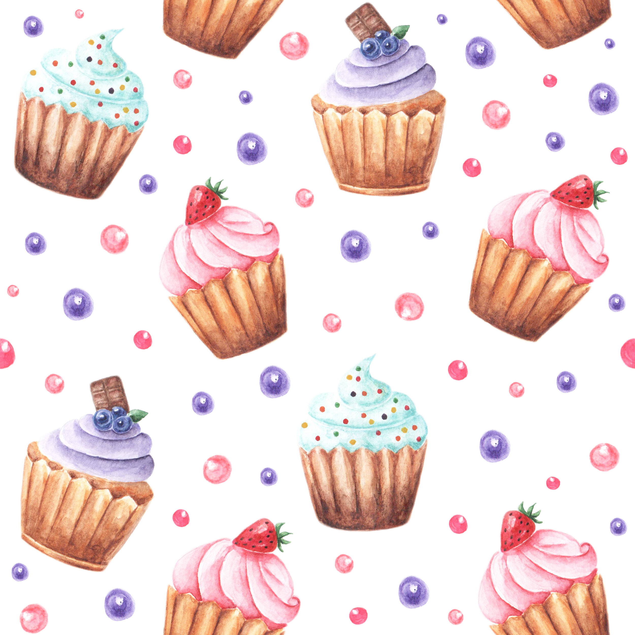 Cake pattern background eps vector | UIDownload