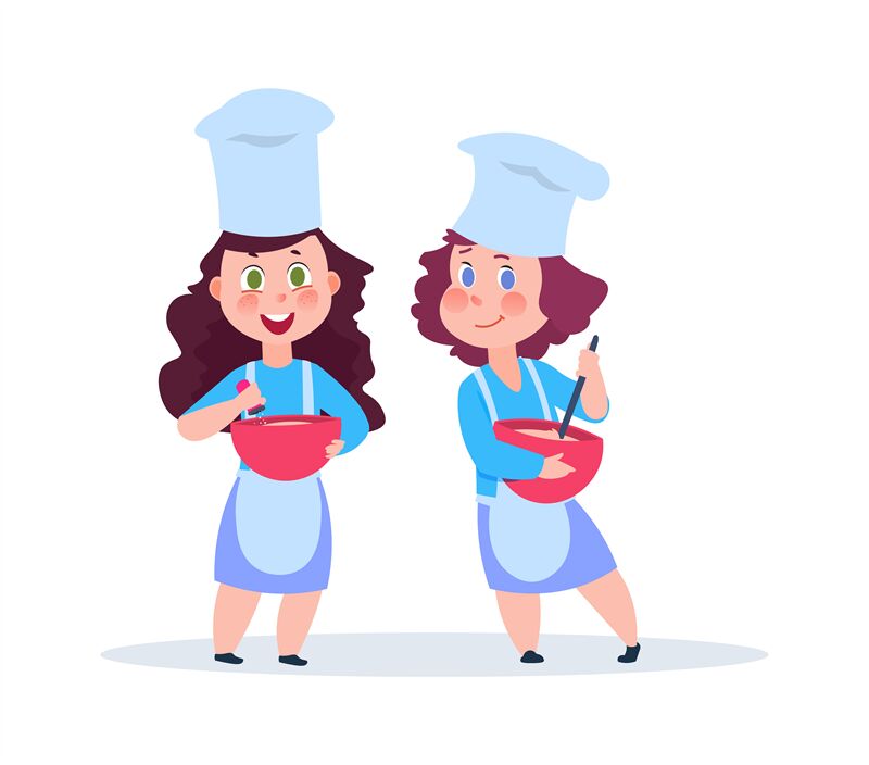 female chef cartoon
