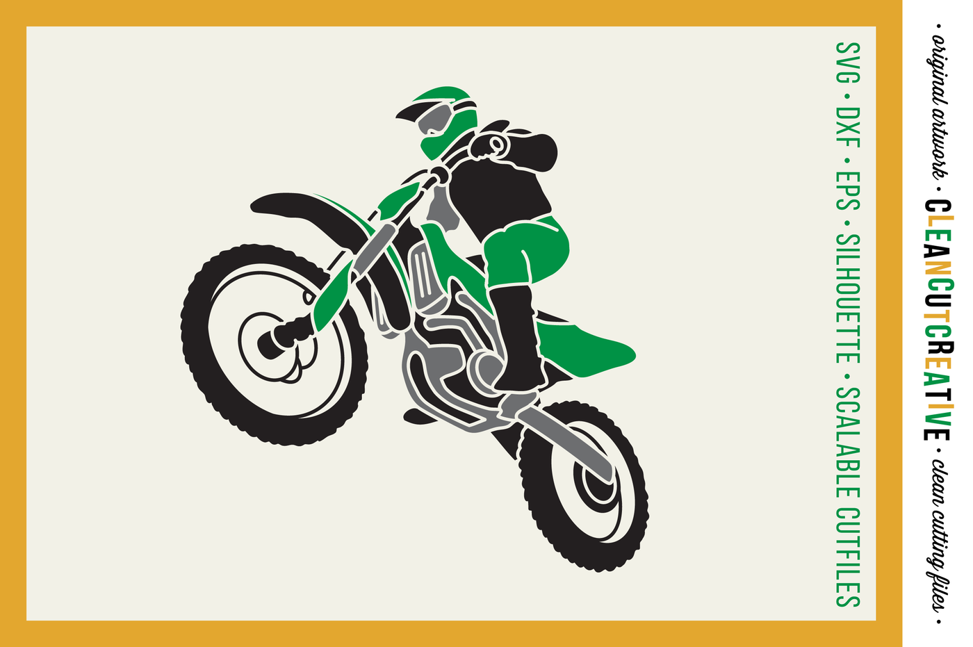 Download Motocross Dirt Bike Design Svg Dxf Eps Png Cricut Silhouette By Cleancutcreative Thehungryjpeg Com