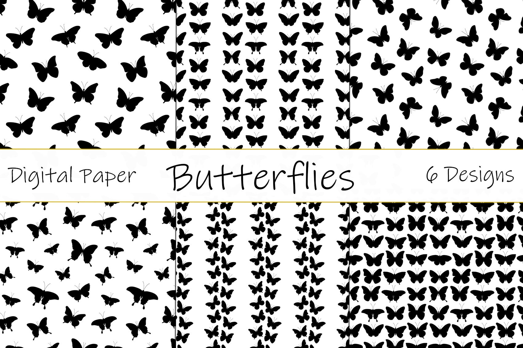 Download Butterflies Pattern Butterflies Silhouettes Butterfly Svg By Irinashishkova Thehungryjpeg Com