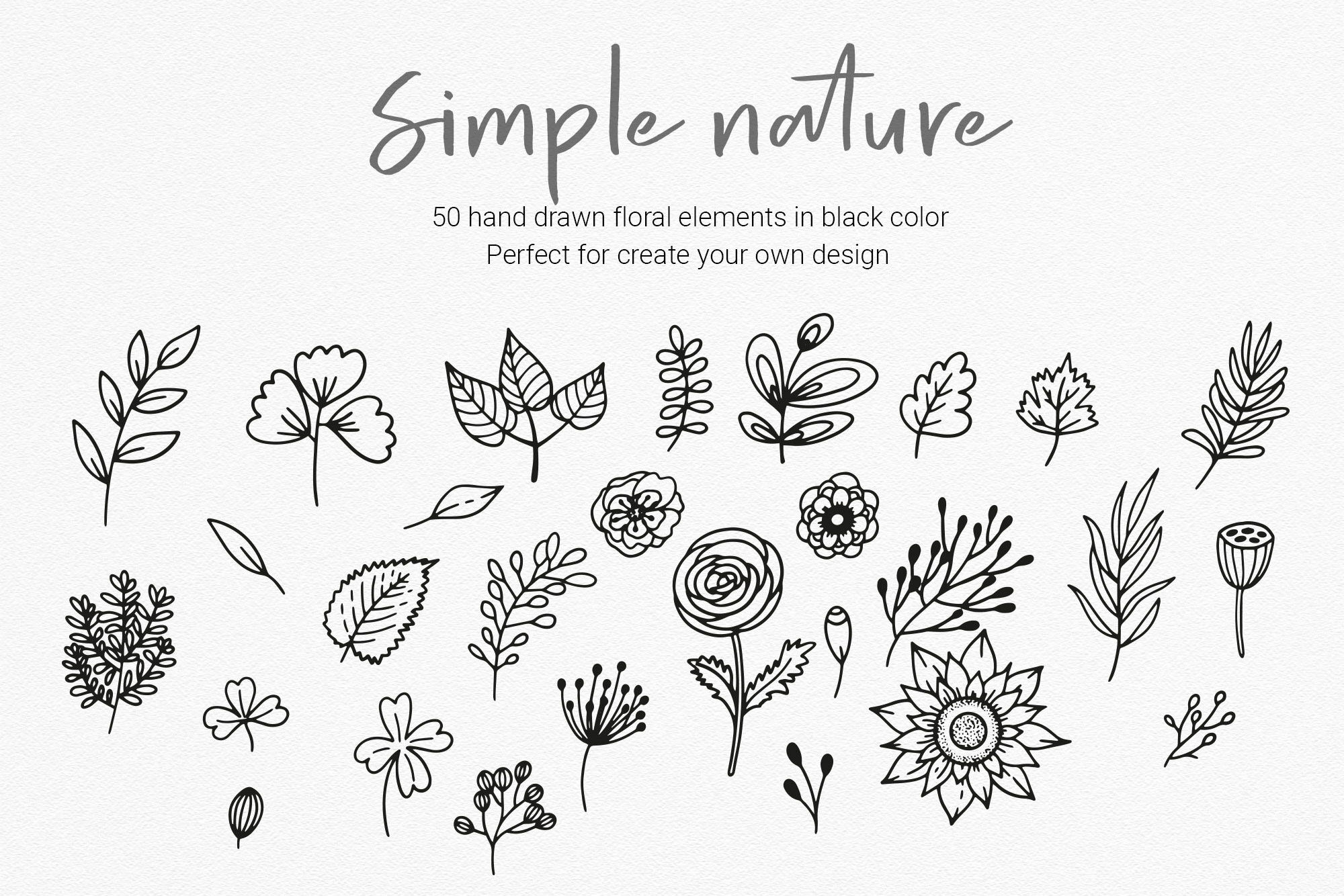 Free Free 229 Simple Drawn Flower Svg SVG PNG EPS DXF File