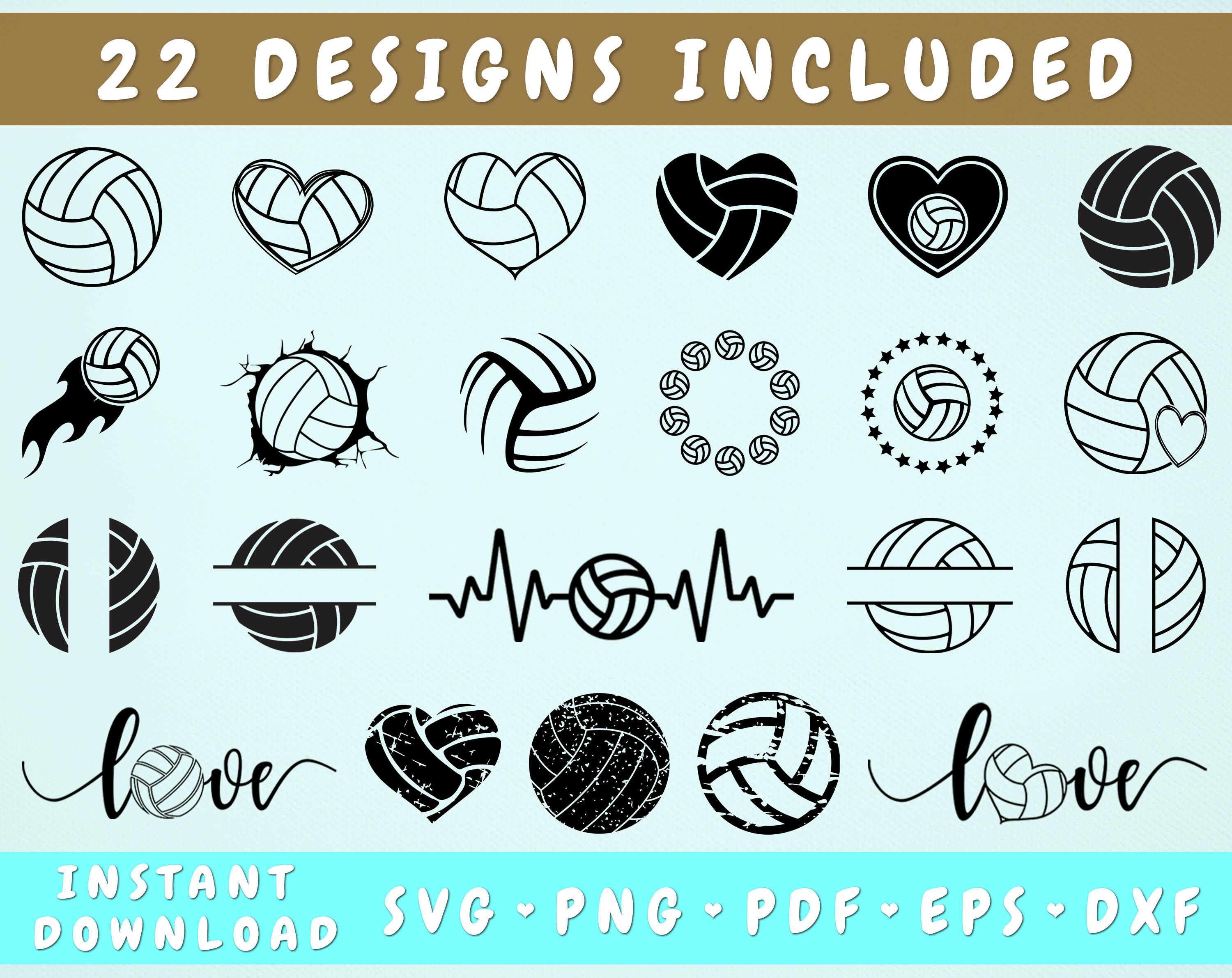 svg files volleyball svg dxf distressed volleyball svg iron on decal volleyball svg png png eps volleyball team svg