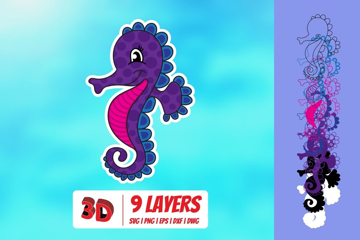 Những mẫu sea horse 3D SVG độc đáo này sẽ khiến bạn cảm thấy ngạc nhiên và thích thú. Điều này chắc chắn sẽ mang lại niềm vui cho những ai yêu thích loài động vật này. Hãy xem hình ảnh liên quan đến từ khóa \'3D Sea horse SVG\' và khám phá sự độc đáo của các mẫu thiết kế này.