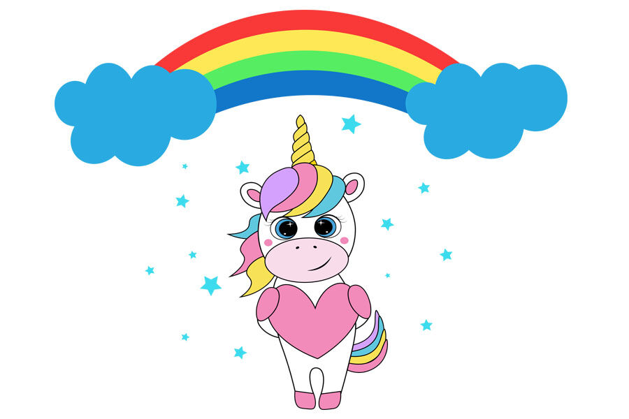 Download Unicorn Svg Cute Unicorn Svg Unicorn Clipart Unicorn Svg Design A By Lillyarts Thehungryjpeg Com