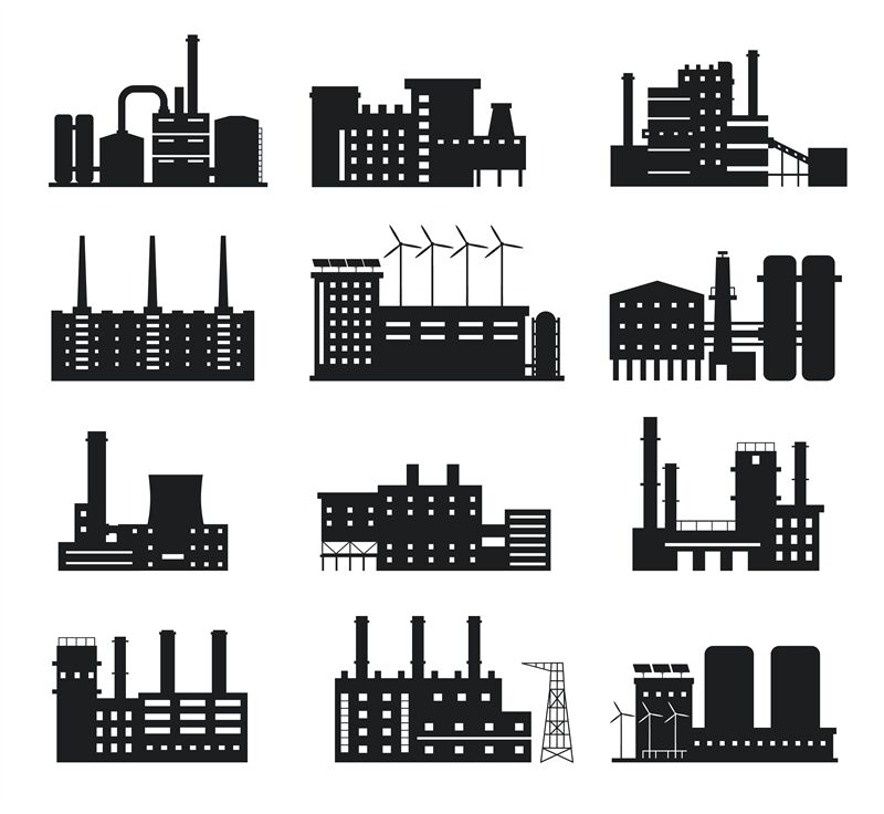 industrial factory icon