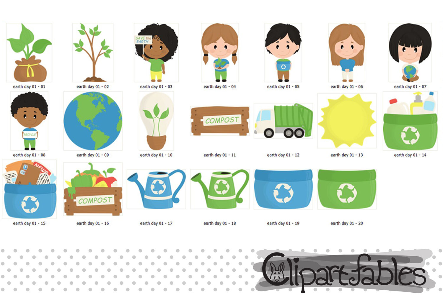 earth day clip art for kids