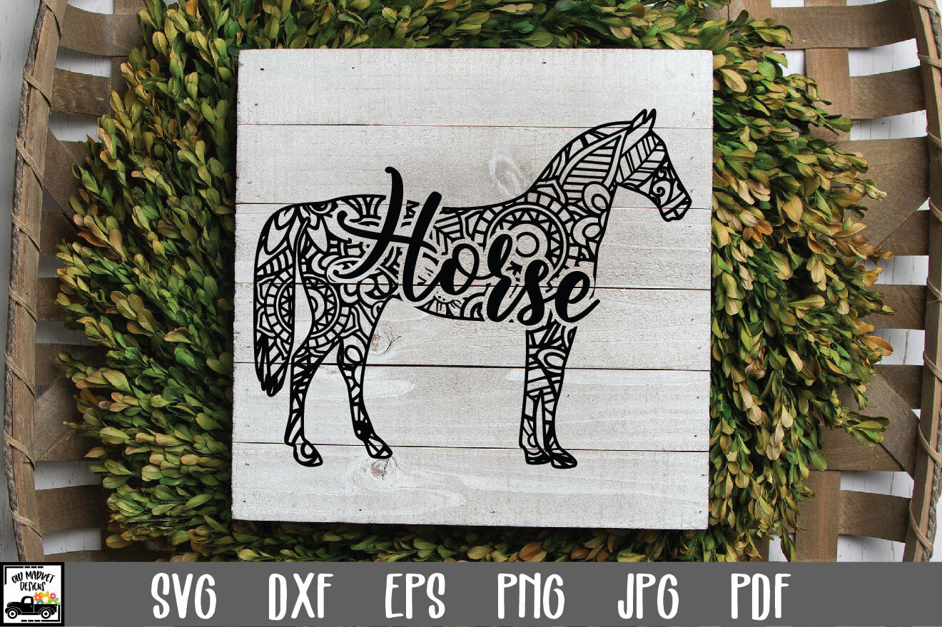 Download Horse Svg File Horse Mandala Svg By Shannon Keyser Thehungryjpeg Com