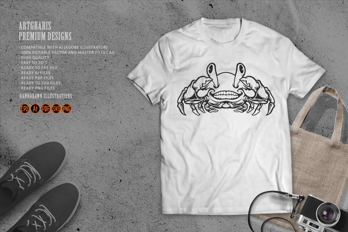 Crab Mascot Svg 