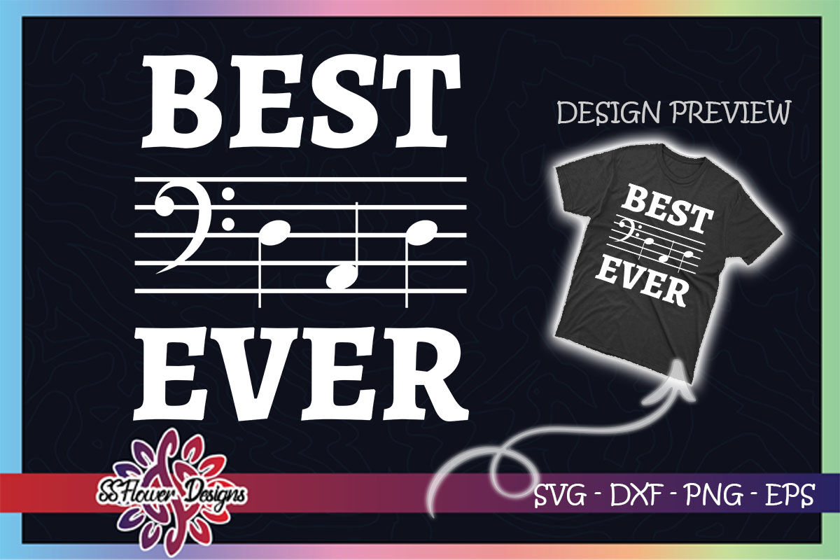 Download Best Dad Ever Bass Music Father S Day By Ssflowerstore Thehungryjpeg Com