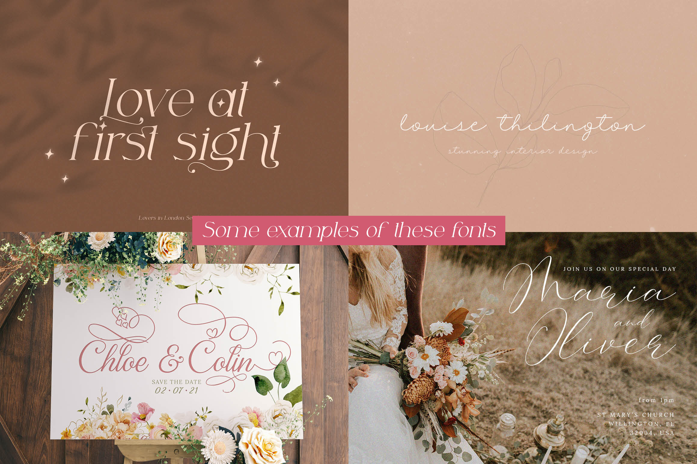 Download The Wedding Font Bundle Wedding Fonts Script Fonts Beautiful Fonts By Salt Pepper Designs Thehungryjpeg Com