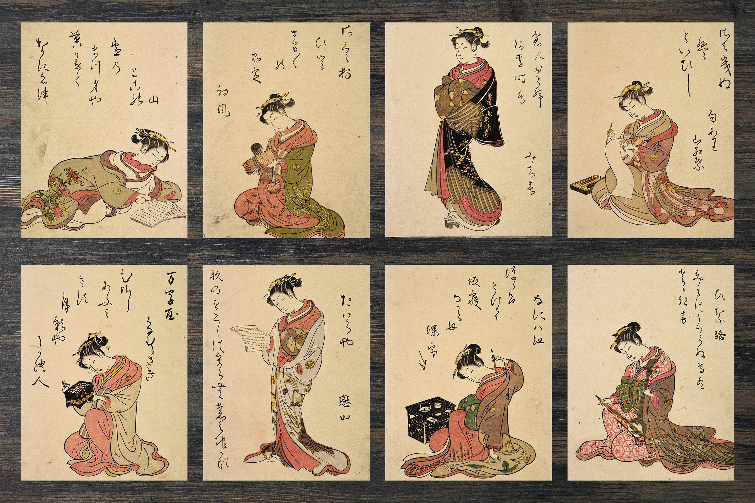 Vintage Japan illustrations By North Sea Studio | TheHungryJPEG