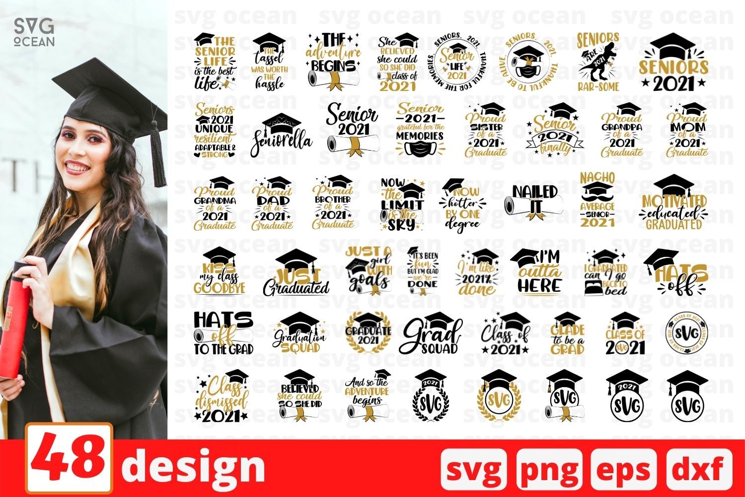 Download Graduation Svg Bundle By Svgocean Thehungryjpeg Com