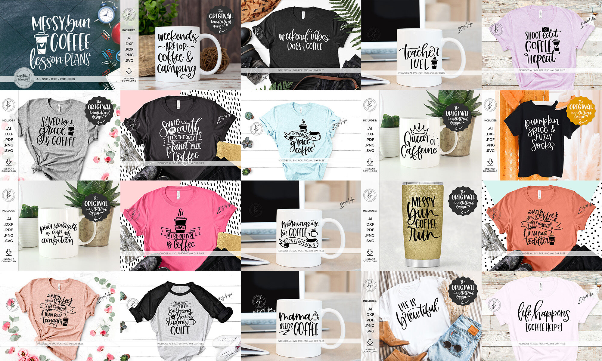 The Coffee SVG Bundle By Beck McCormick | TheHungryJPEG