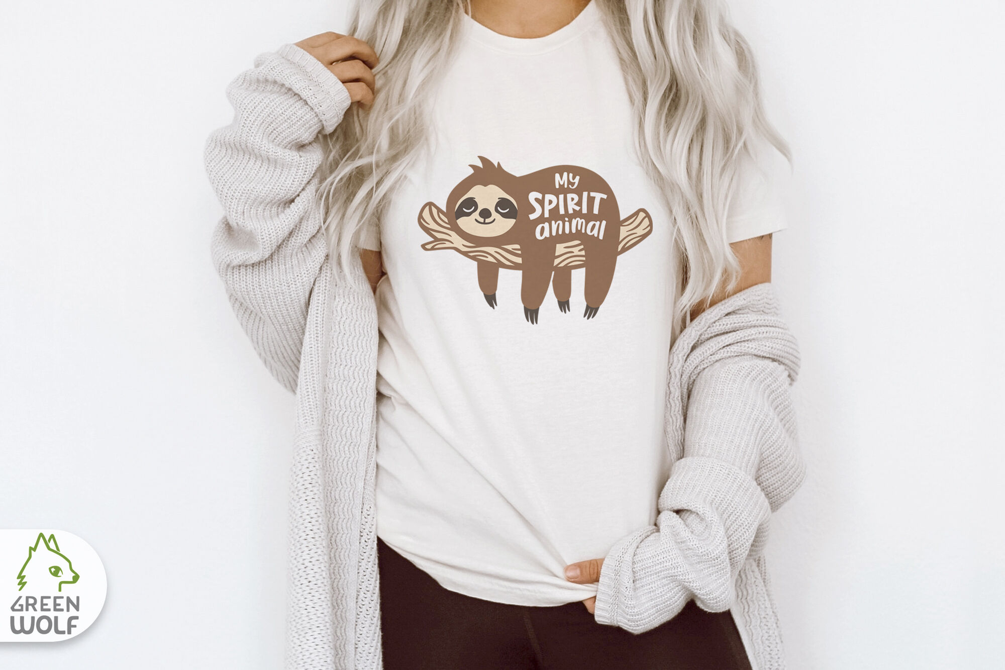 Layered svg files Sleeping sloth svg Funny svg designs Sloth png By ...