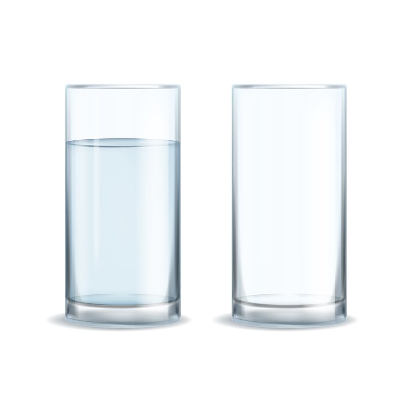 Buy PUREFIT Transparent Water Glass/Juice Glass/Drinking Glass Set