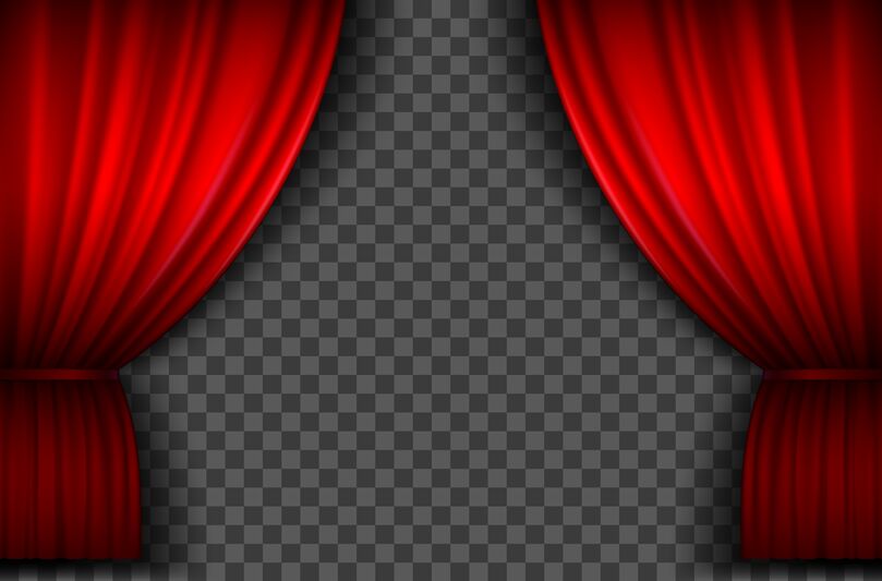 Red Curtains Realistic Open Velvet Stage Curtain For Theatre Show Ci By Tartila Thehungryjpeg