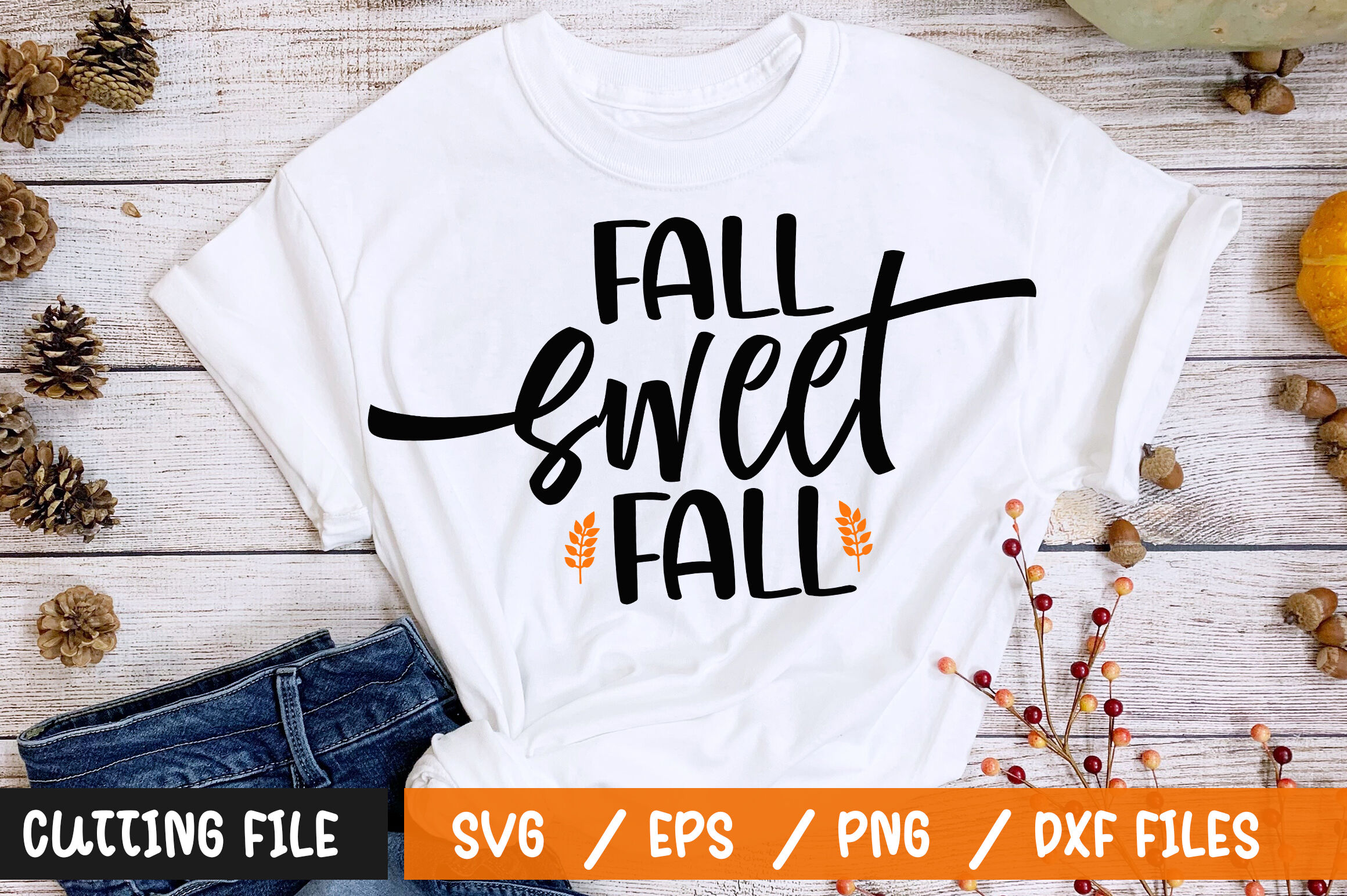Download Fall Sweet Fall Svg By Designavo Thehungryjpeg Com