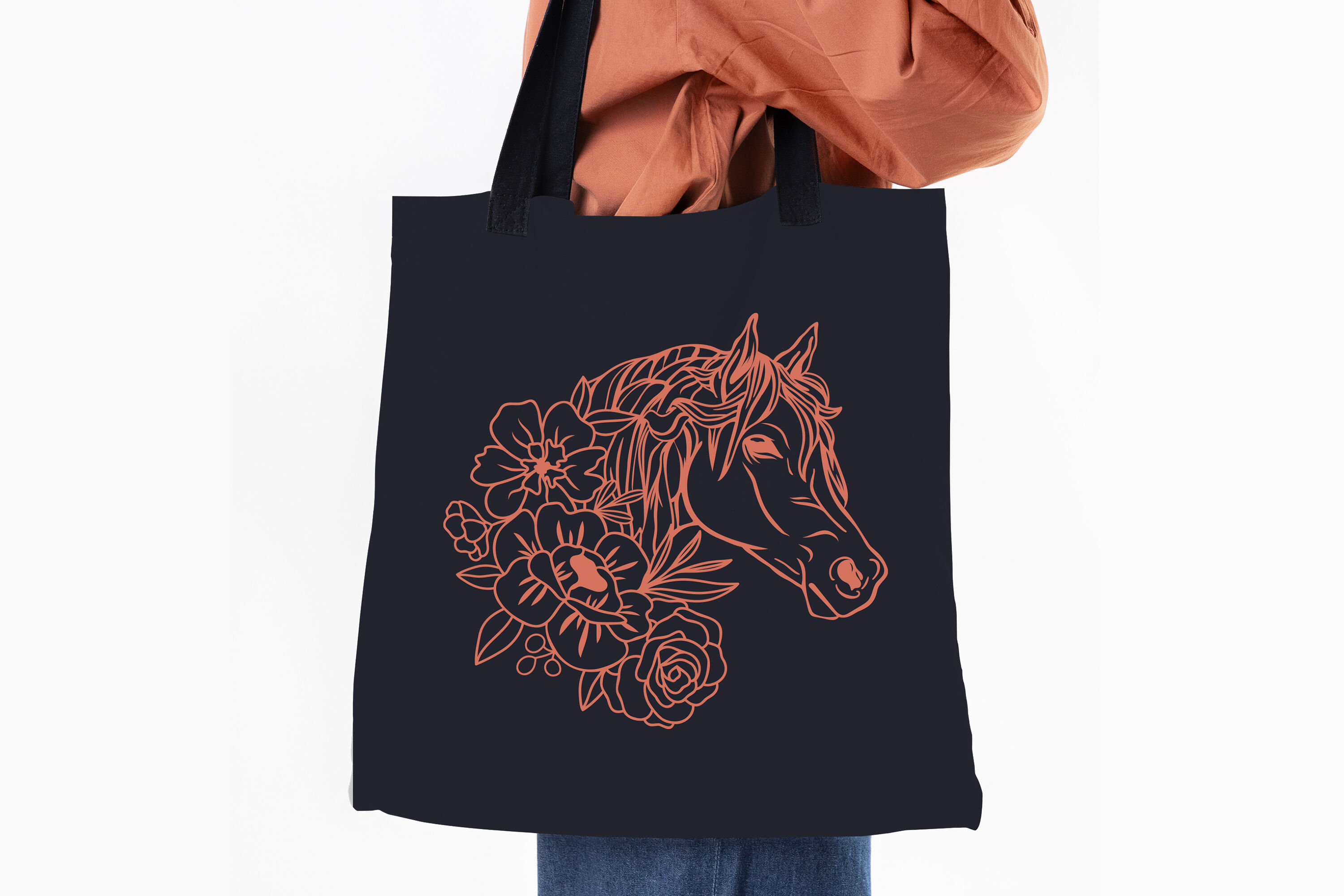 Download Horse With Flowers Svg Floral Horse Svg Horse Head Png Horse Lover By Pretty Meerkat Thehungryjpeg Com