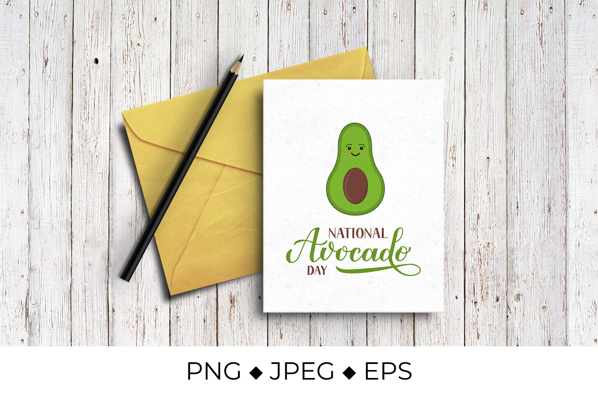 National Avocado Day. Cute cartoon avocado By LaBelezoka | TheHungryJPEG