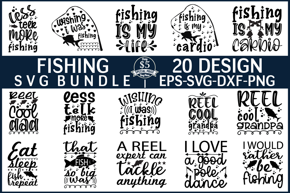 Fishing svg bundle vol 3 By BDB graphics